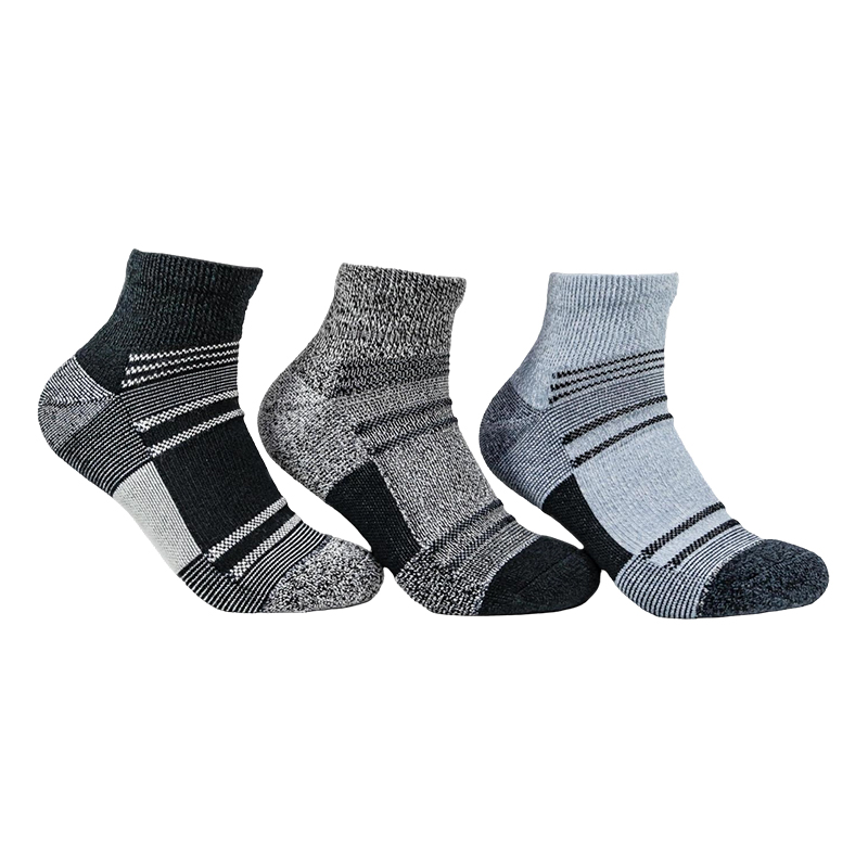 Meias masculinas de corte baixo para corrida