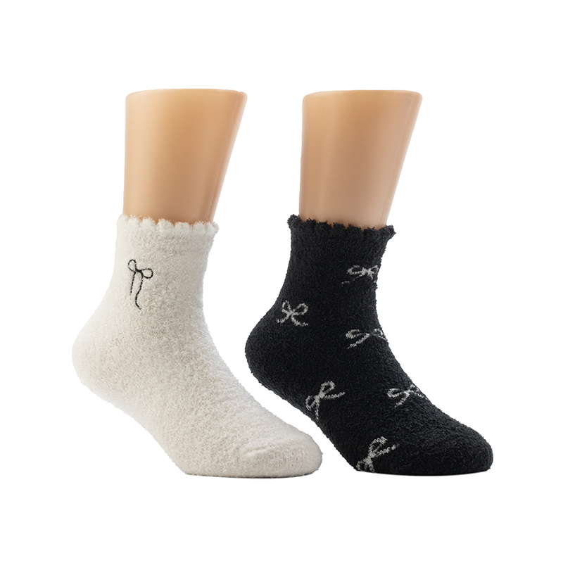 Meias femininas BOW PATTERN SWAN