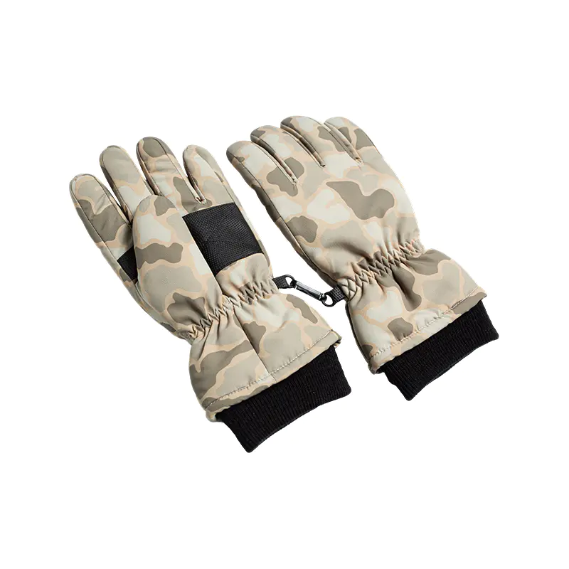 Luvas de esqui camufladas infantis