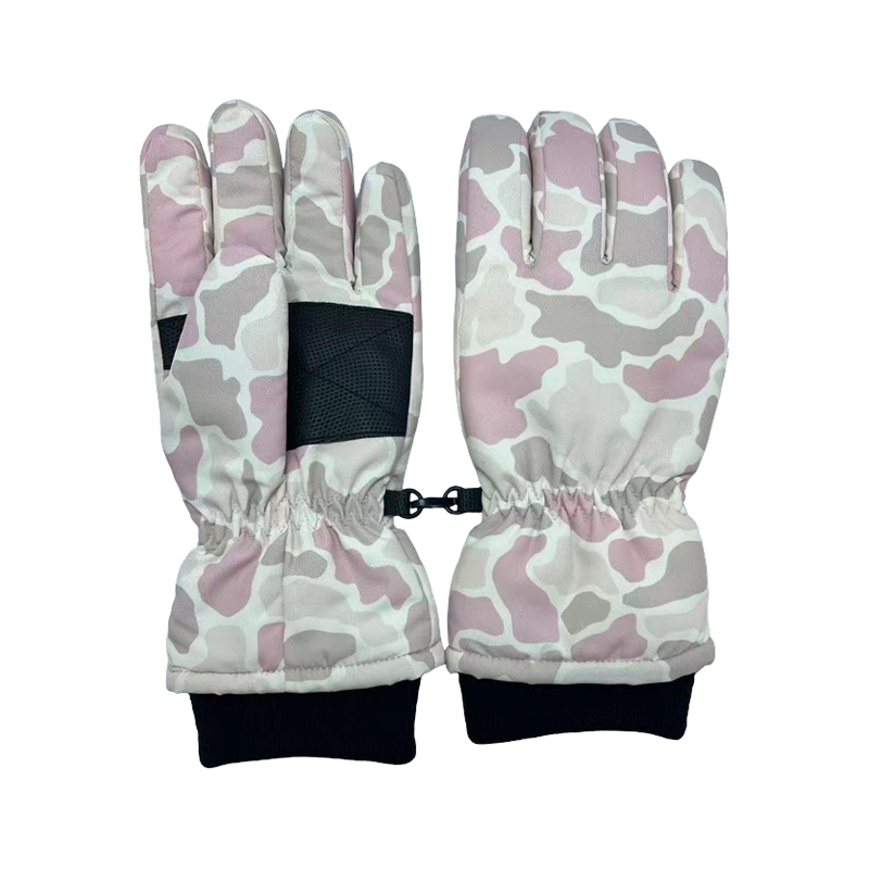 Luvas de esqui camufladas infantis
